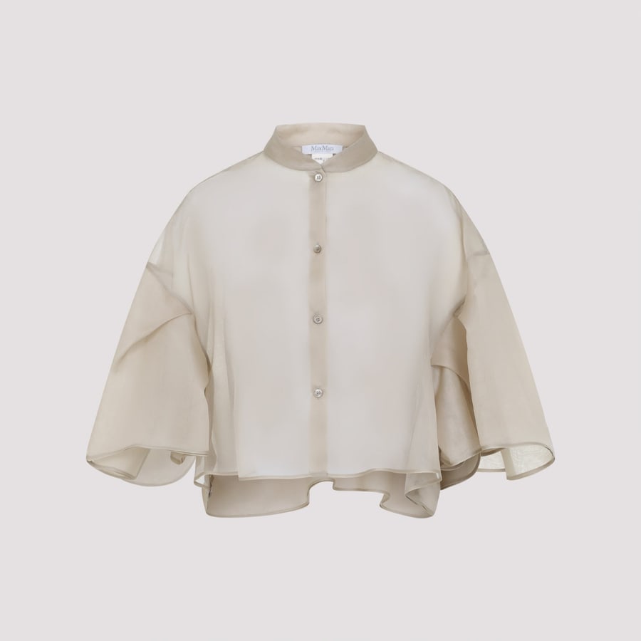 Max Mara Max Mara Organza Cape