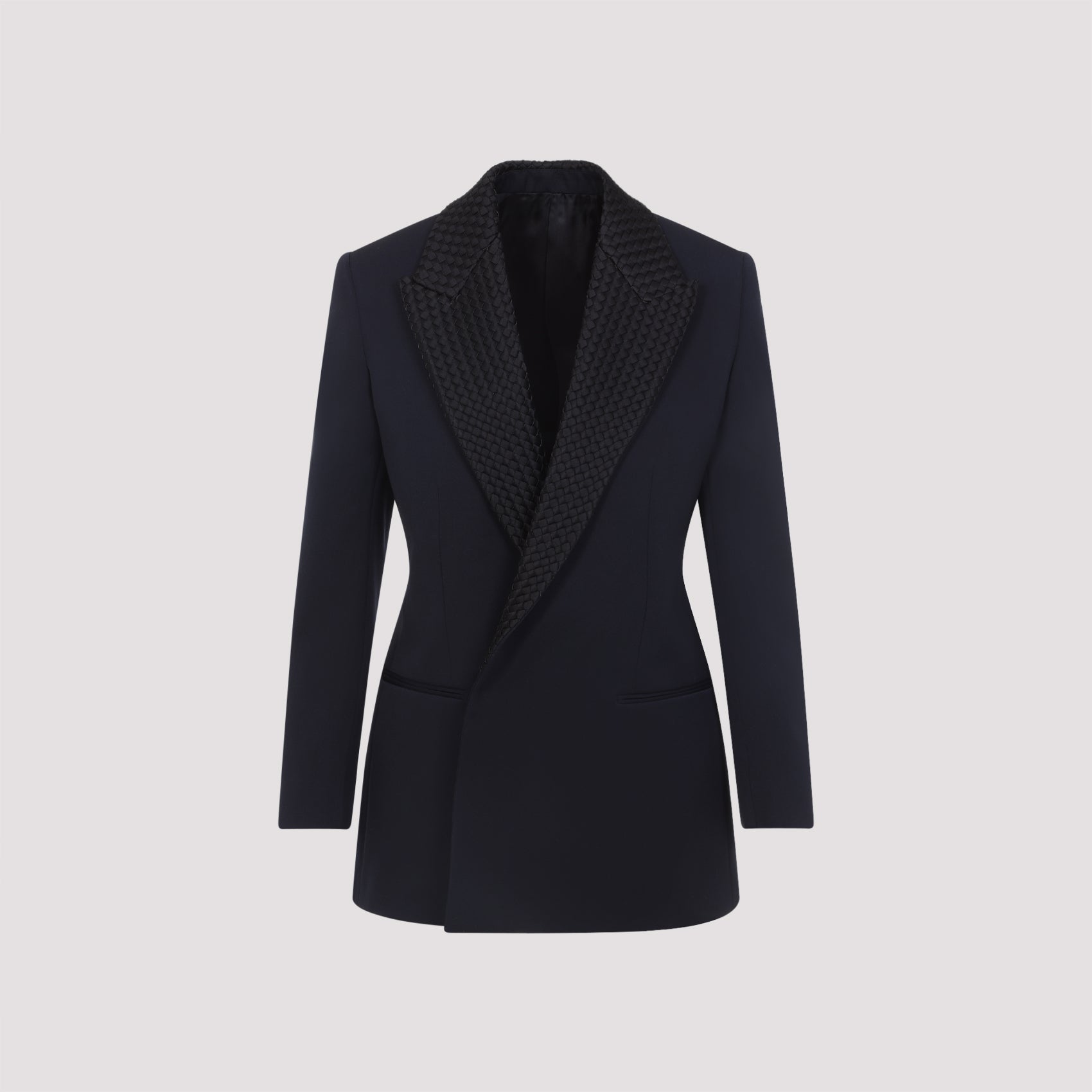 Bottega Veneta Bottega Veneta Intrecciato Collar Tuxedo Jacket
