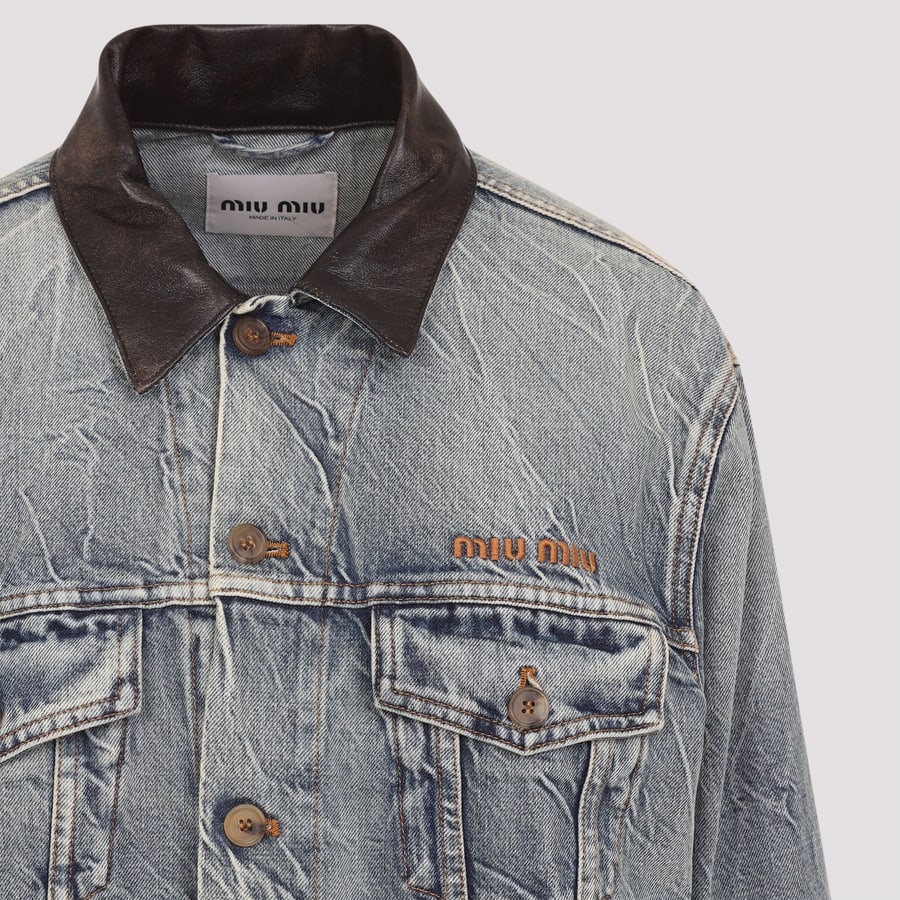 Miu Miu Miu Miu Denim Jacket, view 6