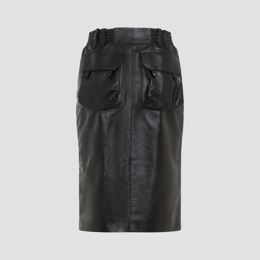 Saint Laurent Saint Laurent Midi Skirt, view 4