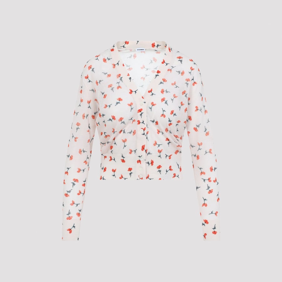 Jil Sander Jil Sander V-Neck Cotton Cardigan