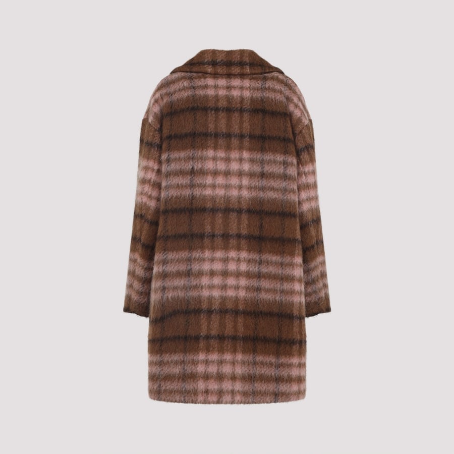 Moschino Moschino Check Coat, view 4
