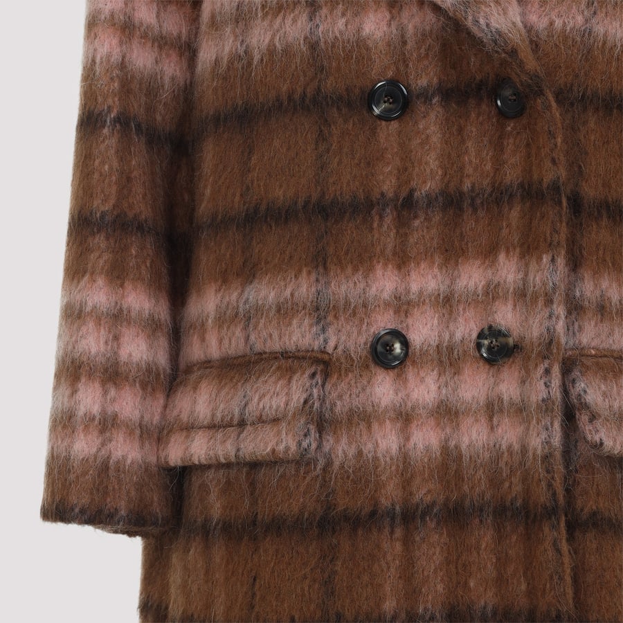 Moschino Moschino Check Coat, view 5