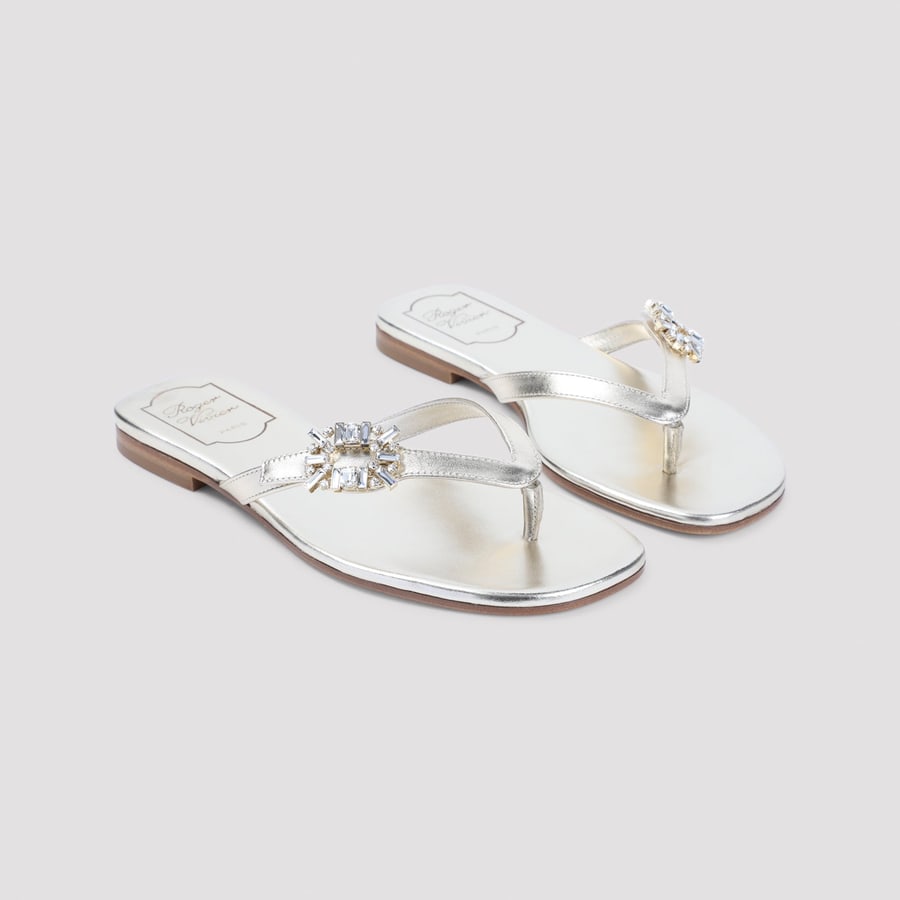 Roger Vivier Roger Vivier Strass B Flip Flops, view 5