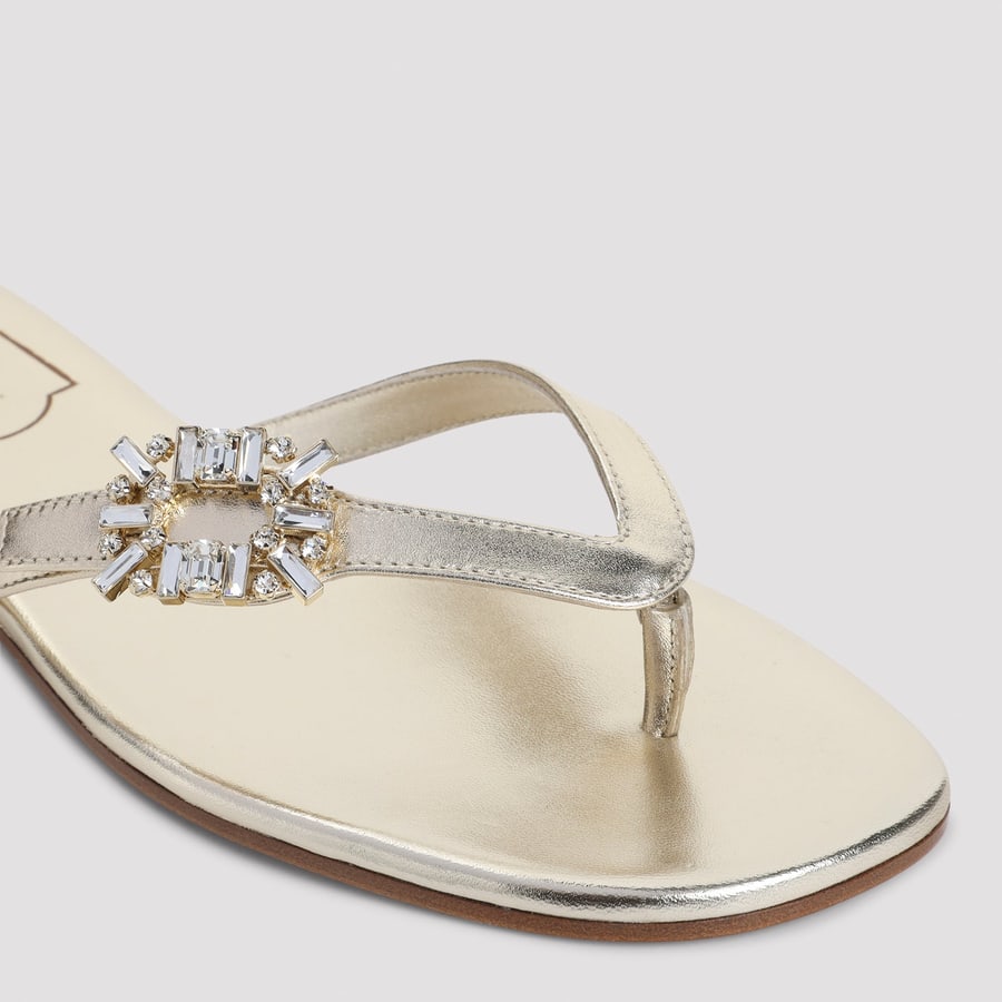 Roger Vivier Roger Vivier Strass B Flip Flops, view 6