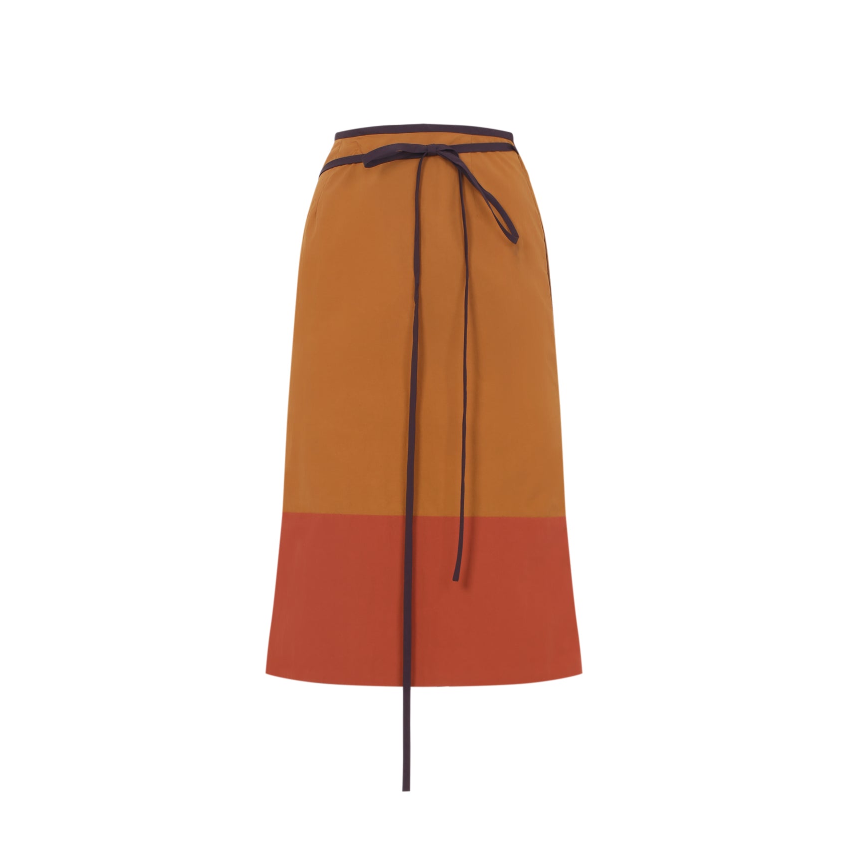 Saint Laurent Saint Laurent Nylon Midi Skirt, view 2