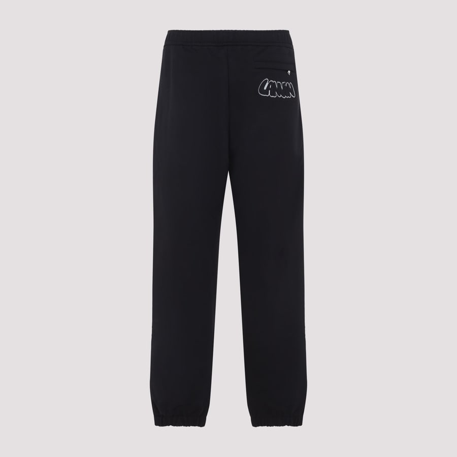 LANVIN Lanvin Embroidered Logo Pants, view 4