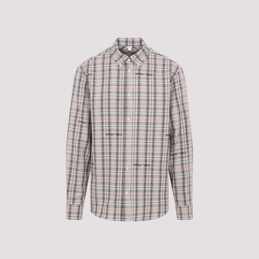 Off-White Off White Flannel Shirt, view 3