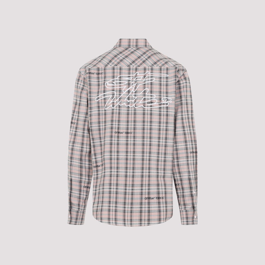 Off-White Off White Flannel Shirt, view 4