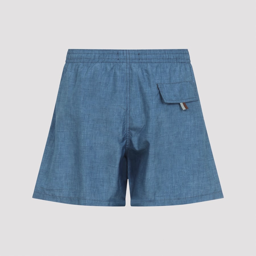 CANALI Canali Polyester Swim Shorts, view 4