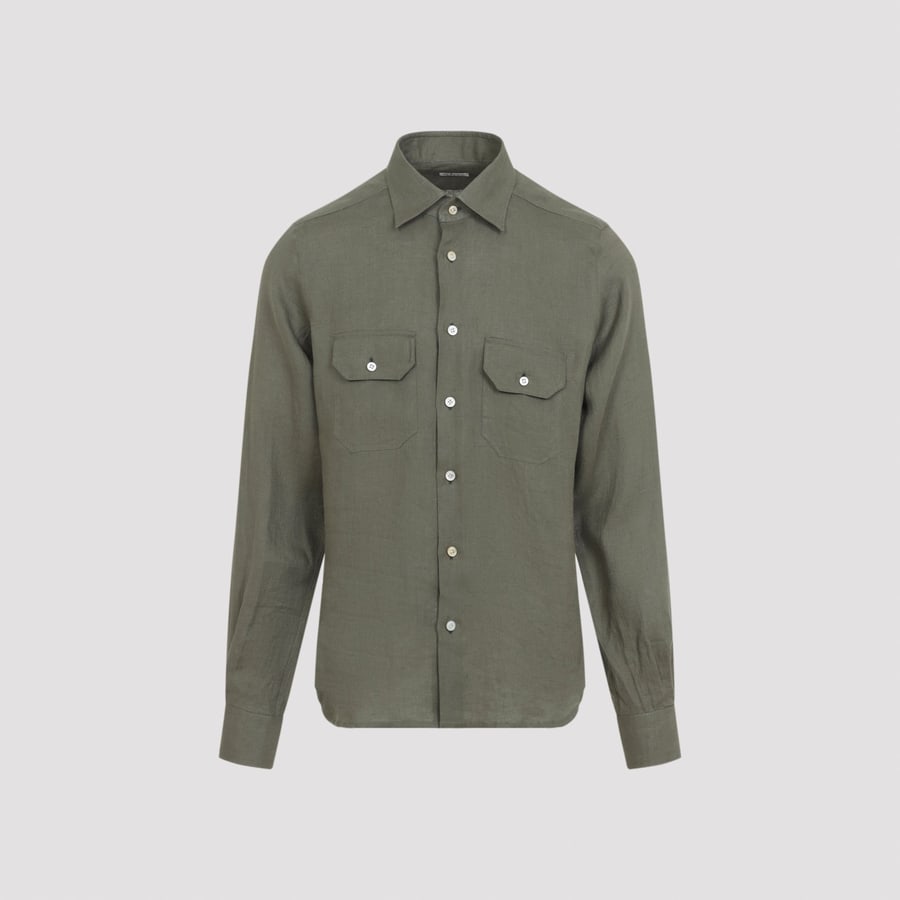 KITON Kiton Linen Shirt