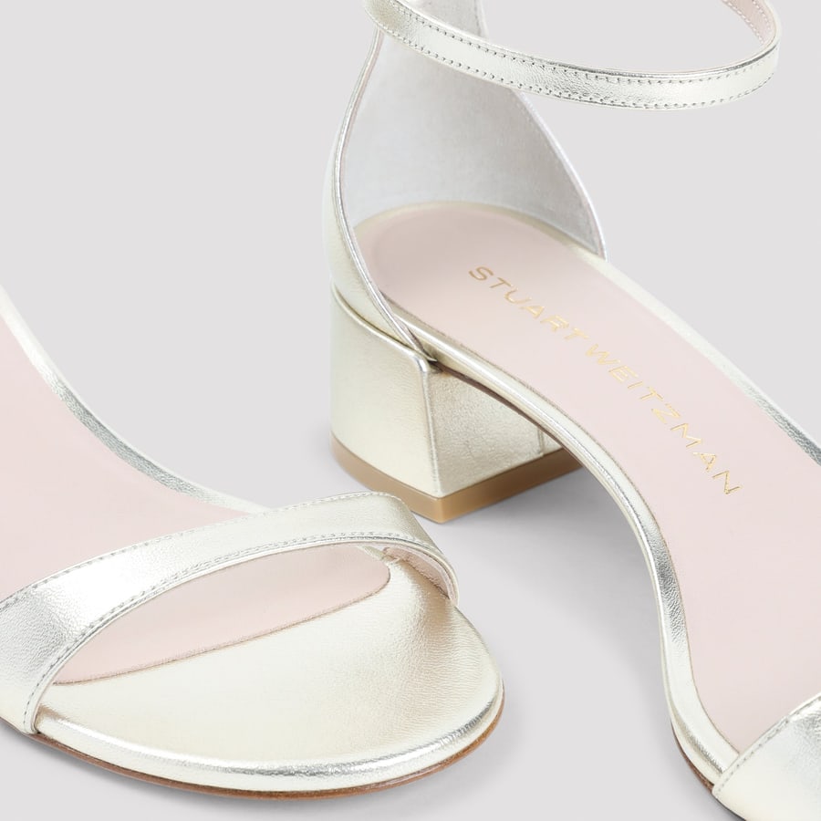 STUART WEITZMAN Stuart Weitzman Nudist Block 35 Sandals, view 6