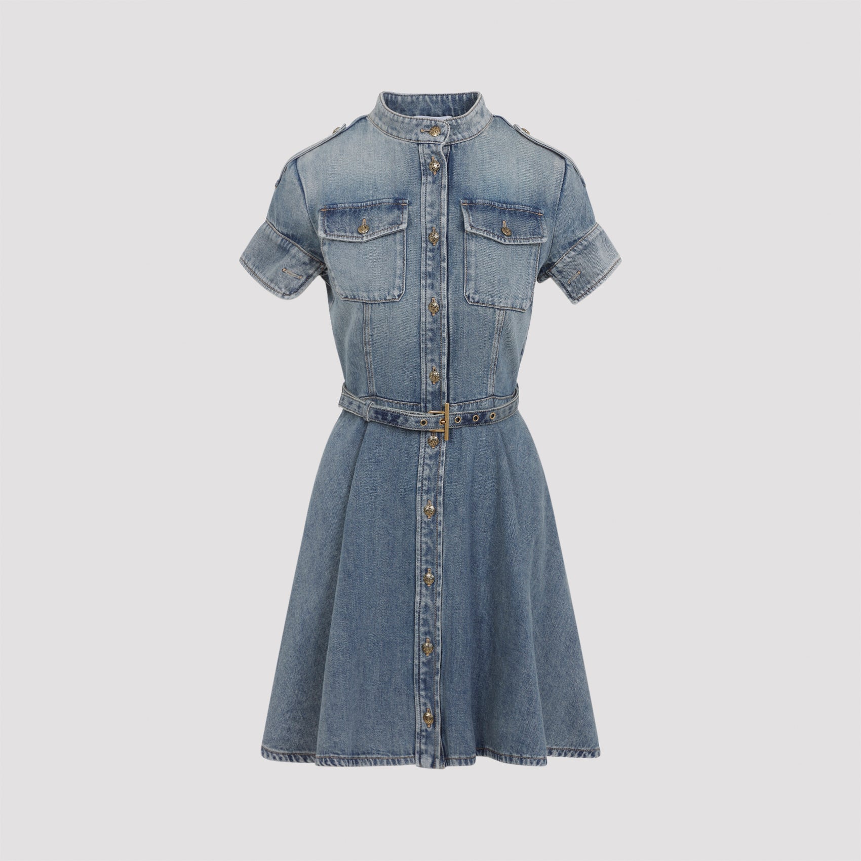 Alexander McQueen Alexander McQueen Denim Mini Dress