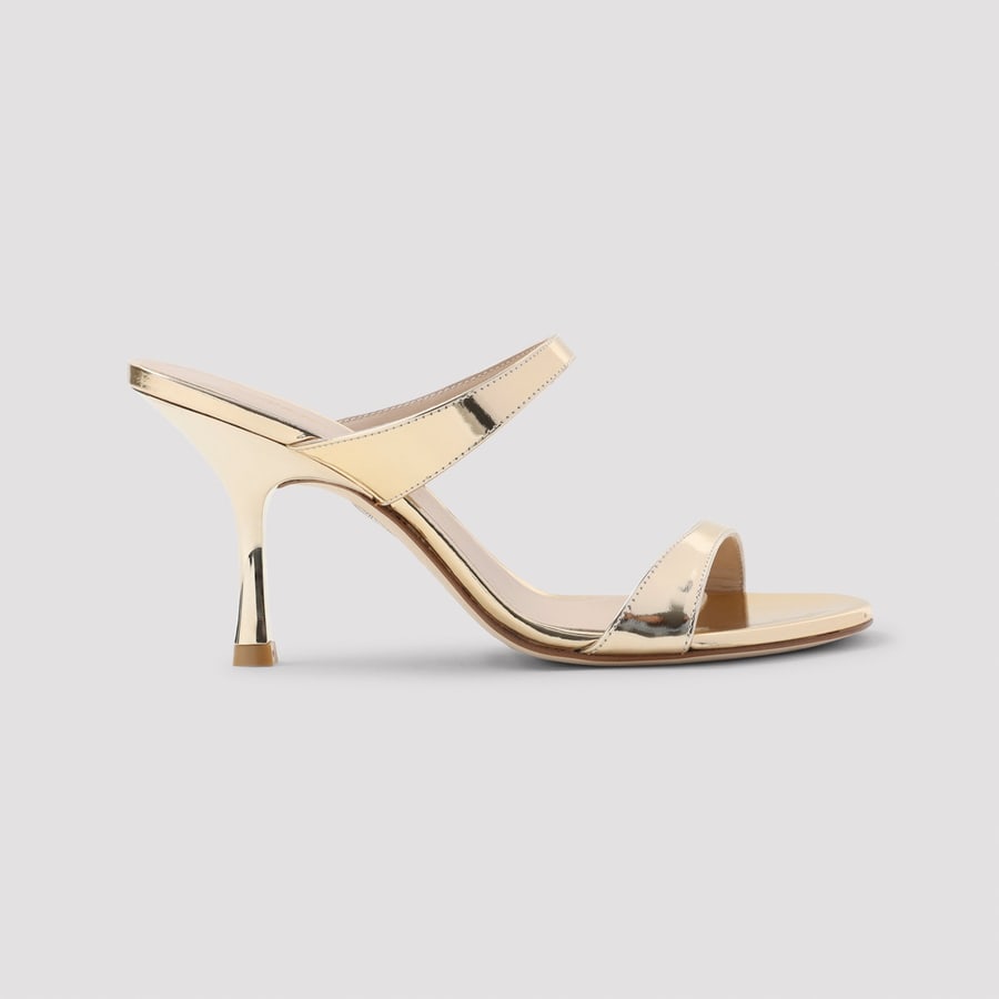 STUART WEITZMAN Stuart Weitzman Nudist Slide 85 Sandals, view 3