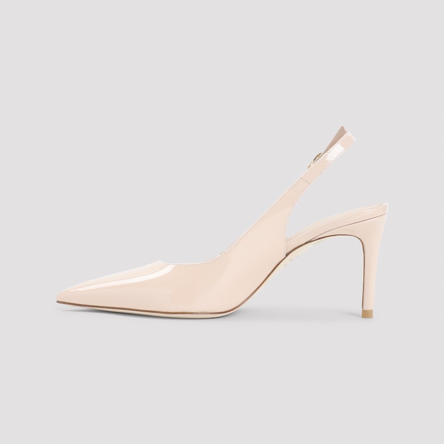 STUART WEITZMAN Stuart Weitzman Power 75 Slingback Pumps, view 4