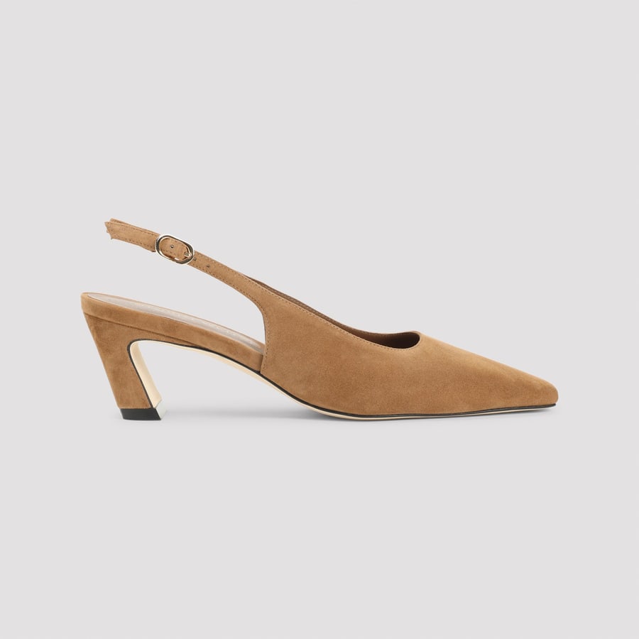 STUART WEITZMAN Stuart Weitzman Stassi 50 Slingback Mules, view 3