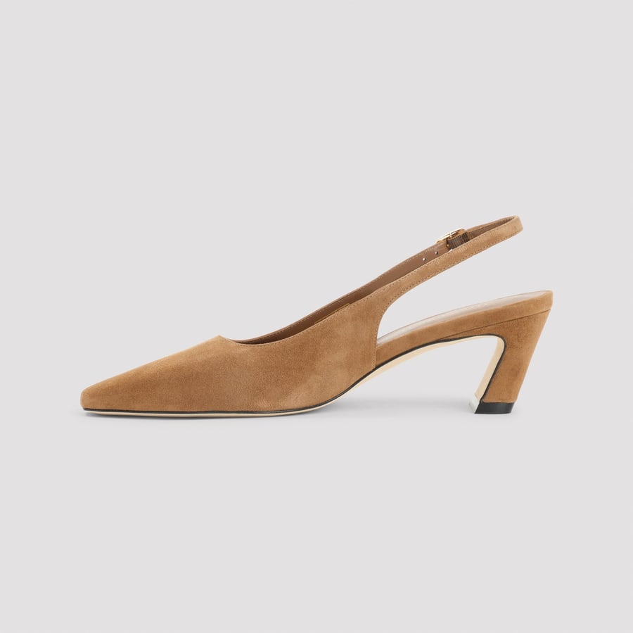 STUART WEITZMAN Stuart Weitzman Stassi 50 Slingback Mules, view 4