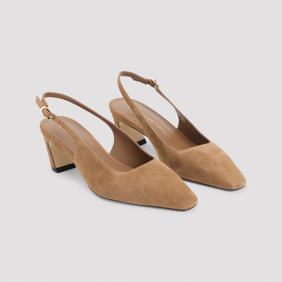 STUART WEITZMAN Stuart Weitzman Stassi 50 Slingback Mules, view 5
