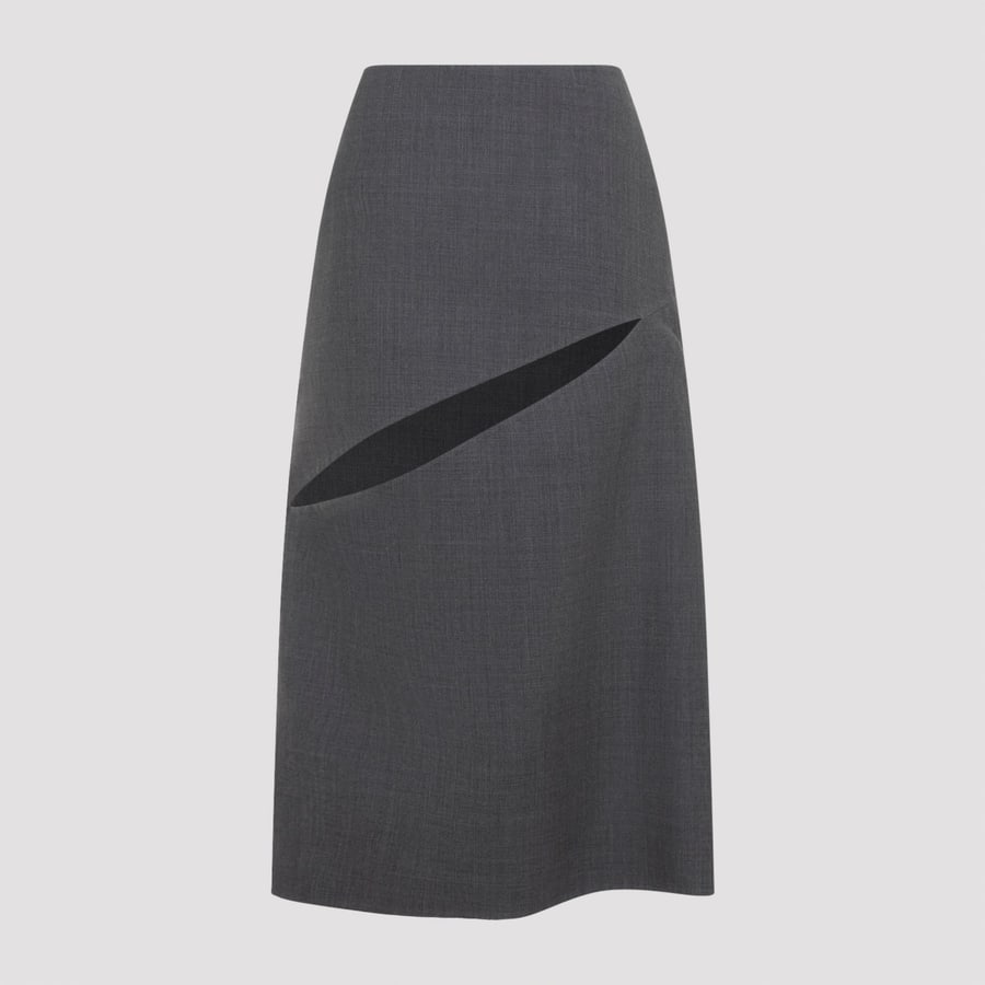 Jil Sander Jil Sander Midi Skirt, view 3