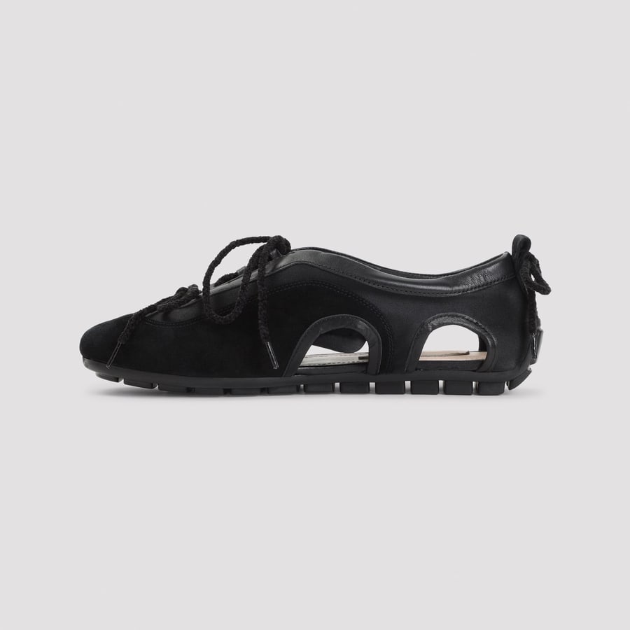 SIMONE ROCHA Simone Rocha Cutout Ballerina Grip Trained Sneakers, view 4