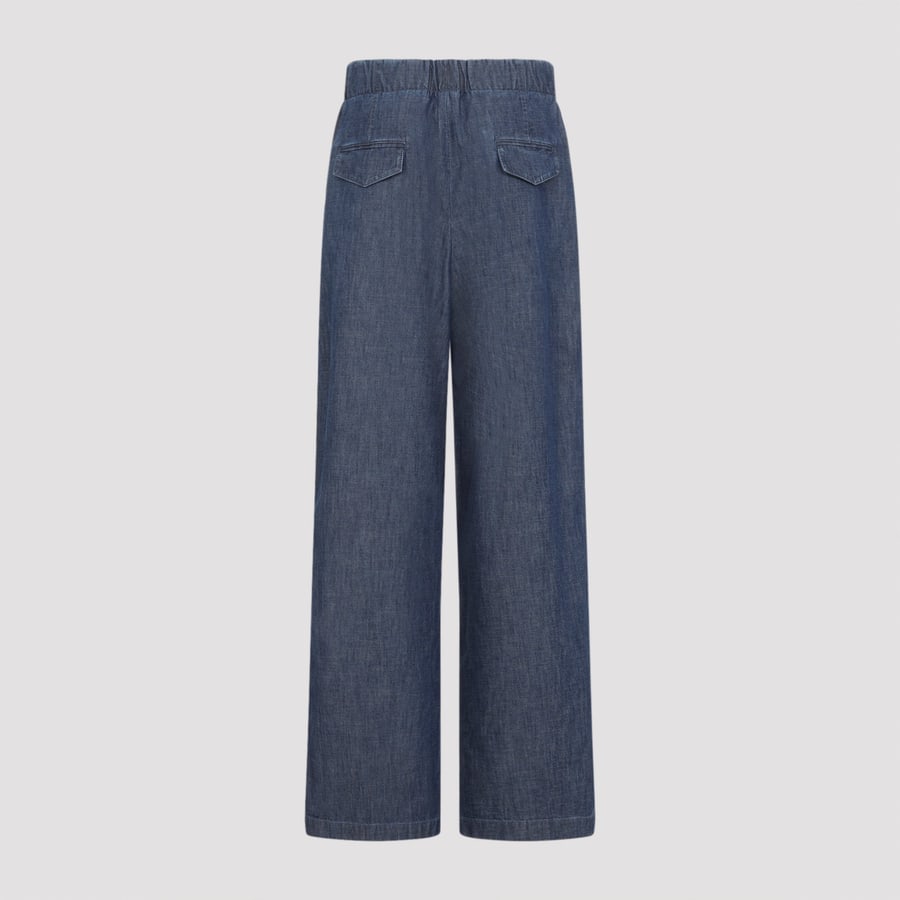 Jil Sander Jil Sander Wide Leg Elasticated Pant, view 4