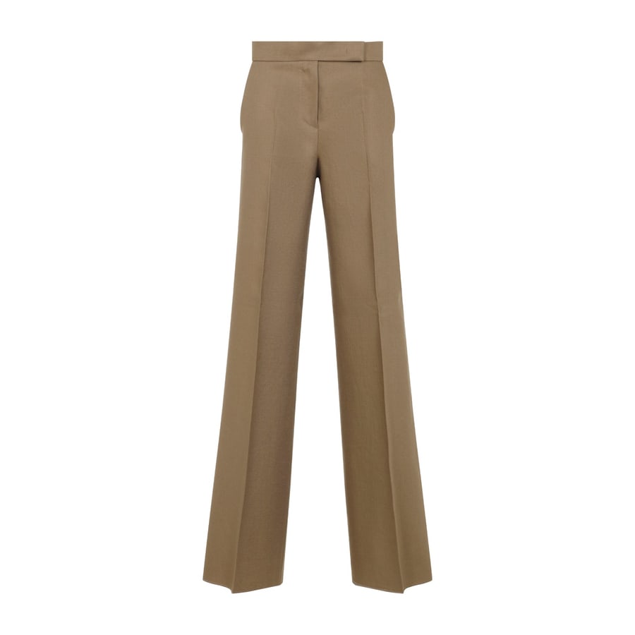 Max Mara Max Mara Badesse Regular Linen Pants, view 2