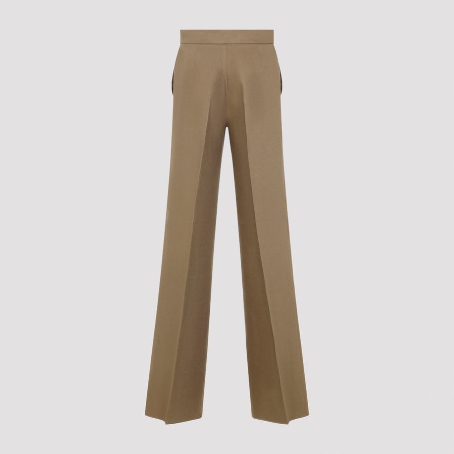 Max Mara Max Mara Badesse Regular Linen Pants, view 4