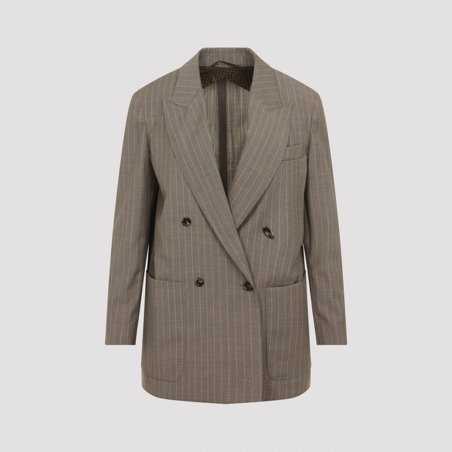 Max Mara Max Mara Acciaio Pinstripe Jacket, view 3