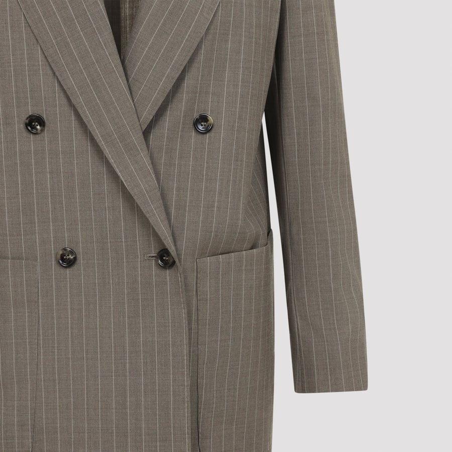 Max Mara Max Mara Acciaio Pinstripe Jacket, view 5