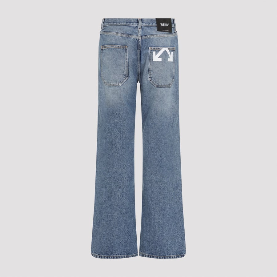 Off-White Off White Half Arrow Slim Relaxed Jeans, view 4
