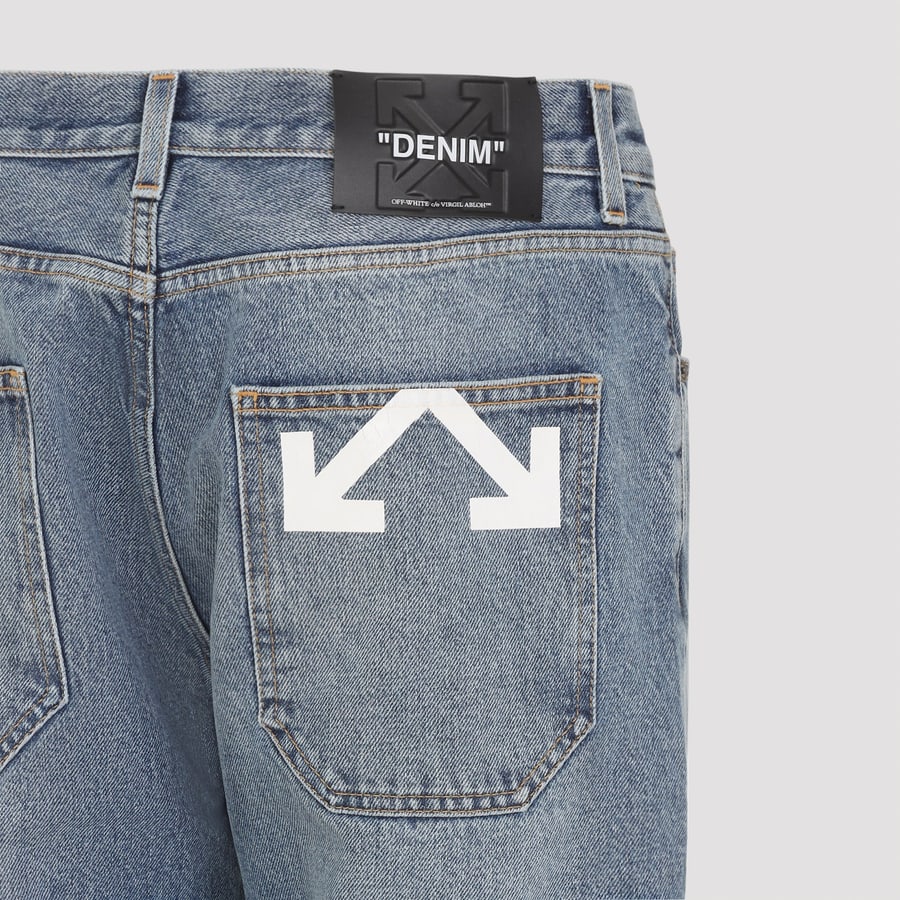 Off-White Off White Half Arrow Slim Relaxed Jeans, view 6