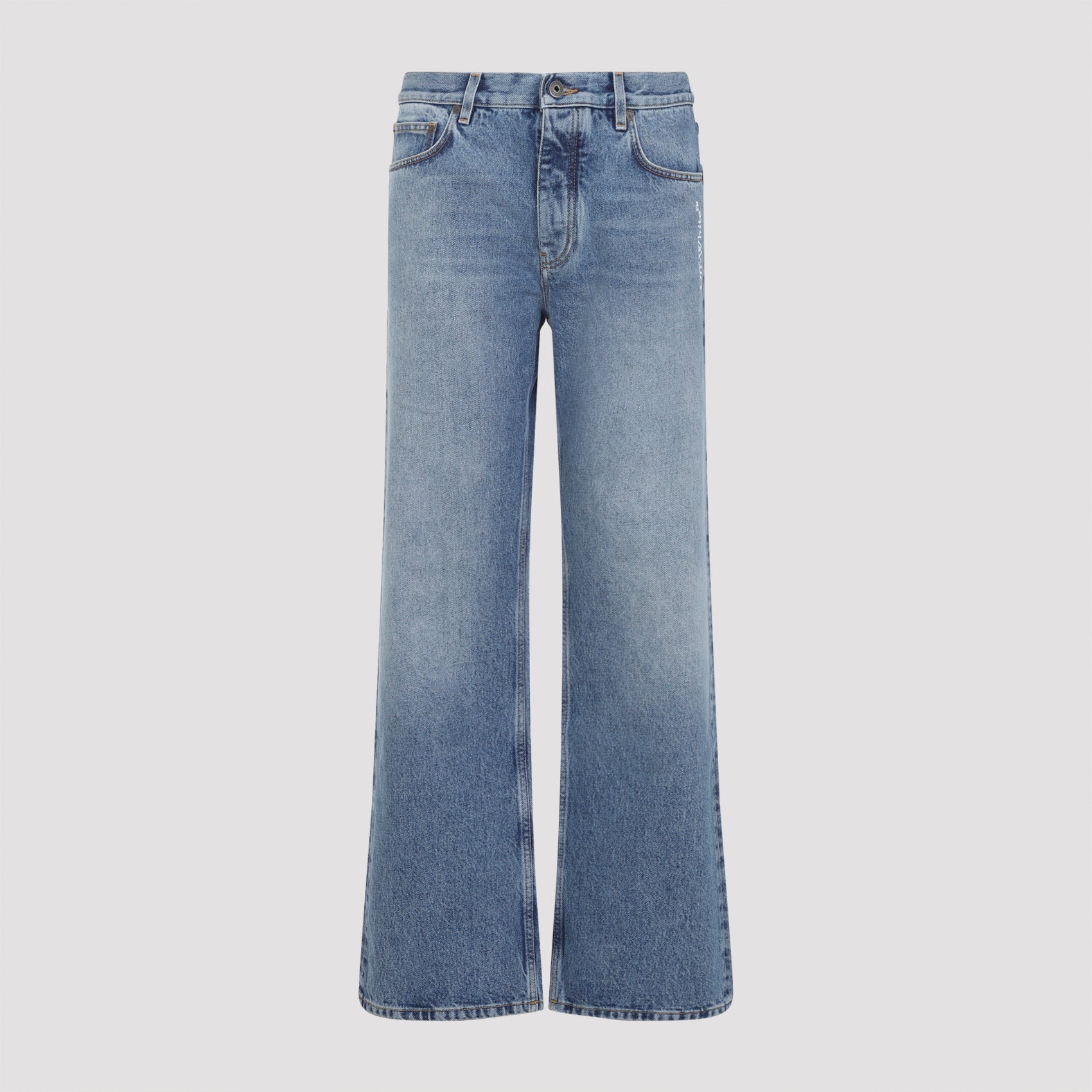 Off-White Off White Half Arrow Slim Relaxed Jeans