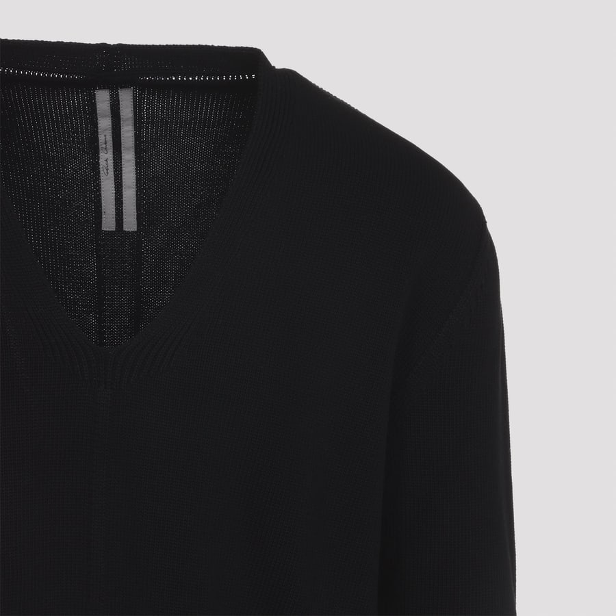 Rick Owens Rick Owens Oversized Extreme V-neck Pullover, view 6