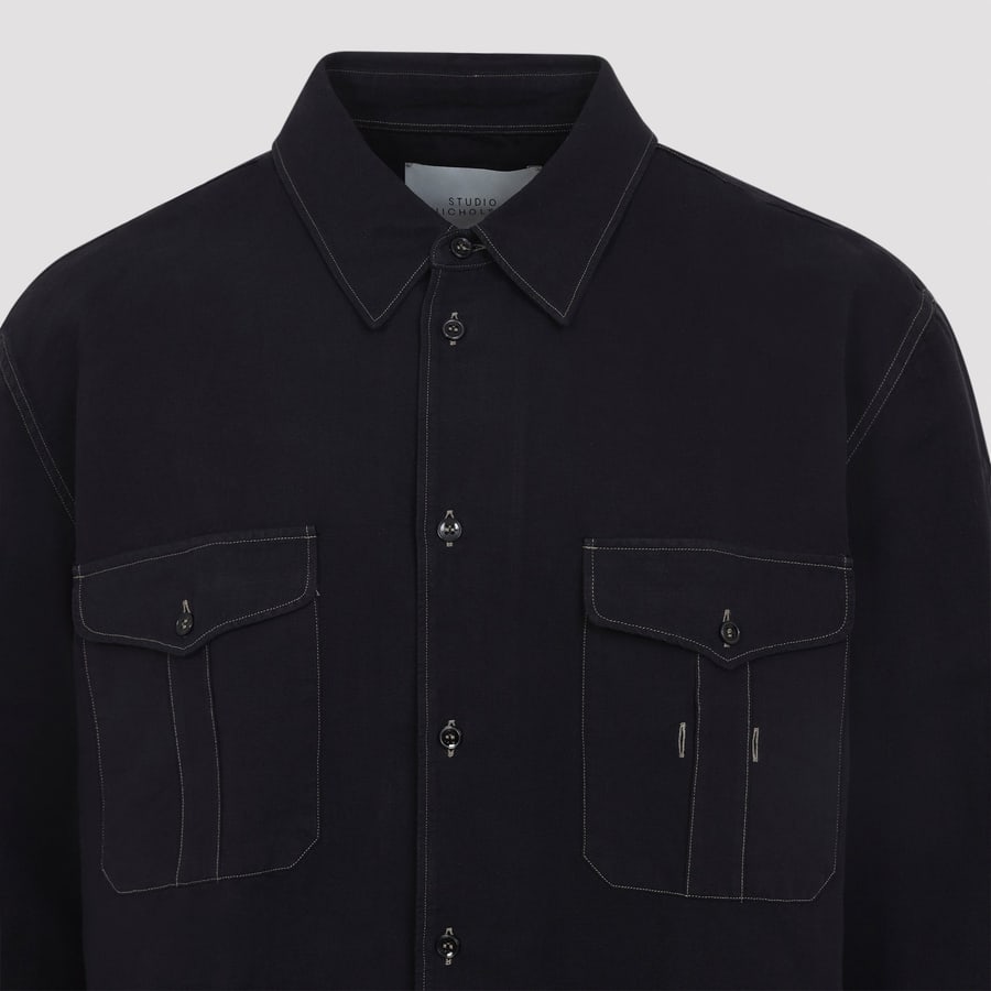 STUDIO NICHOLSON Studio Nicholson Louro Shirt, view 5