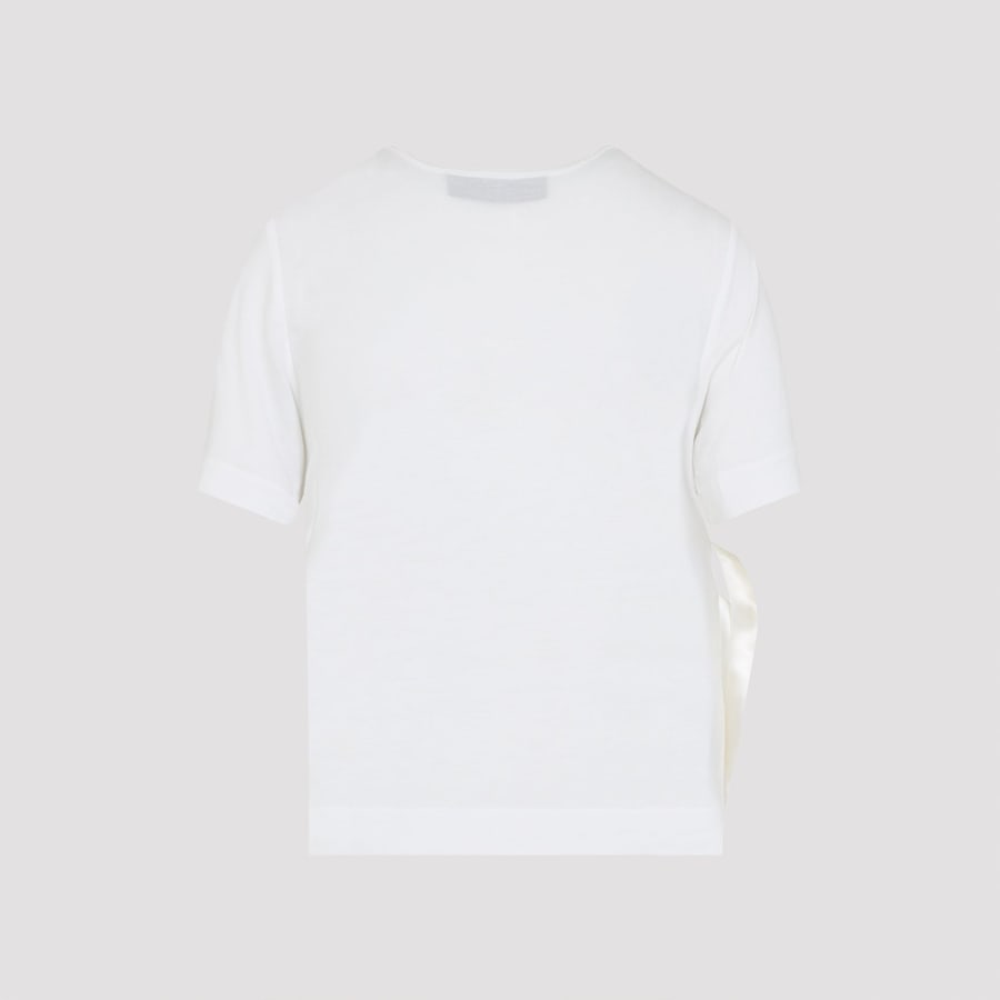 SIMONE ROCHA Simone Rocha Bow Sash Easy T-Shirt, view 4