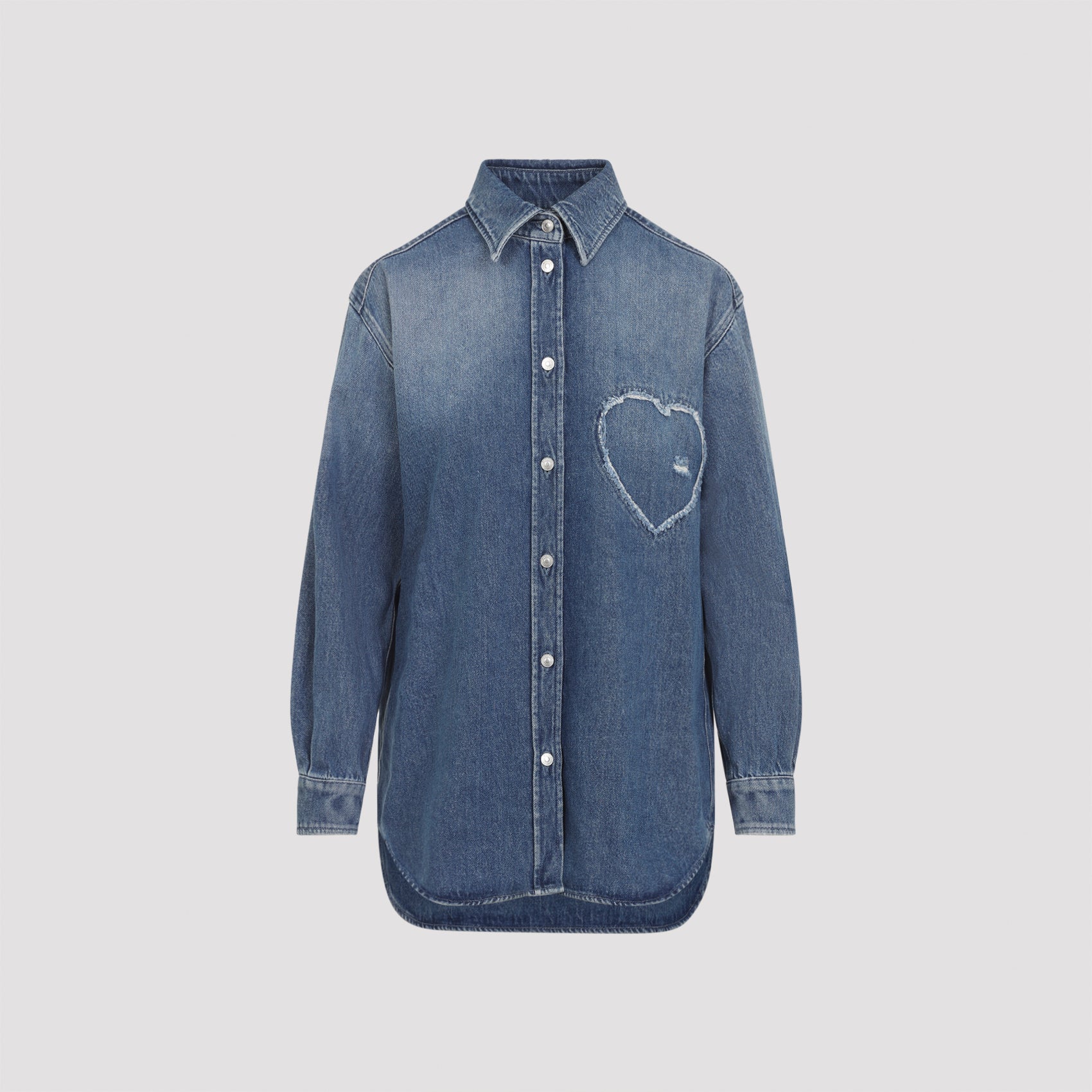 Moschino Moschino Heart Denim Shirt