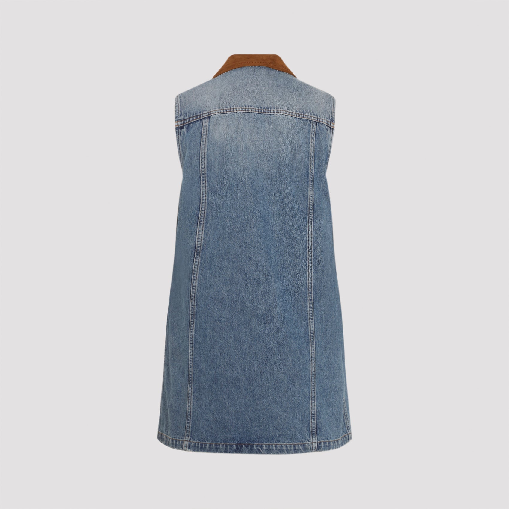 Versace Versace Denim Stone Wash Dress, view 2