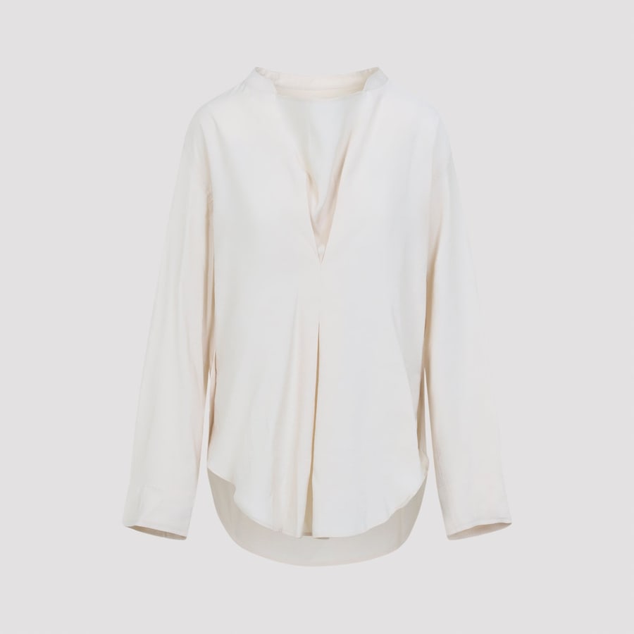 STUDIO NICHOLSON Studio Nicholson Pampa Draped Neck Top