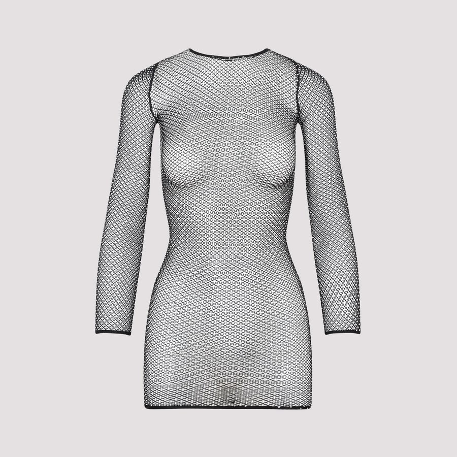 Balenciaga Balenciaga Crystal Mesh Mini Top, view 3