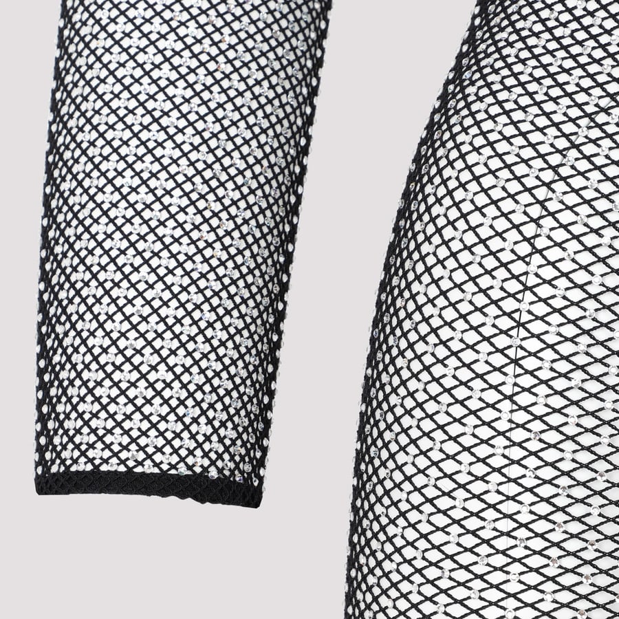 Balenciaga Balenciaga Crystal Mesh Mini Top, view 5