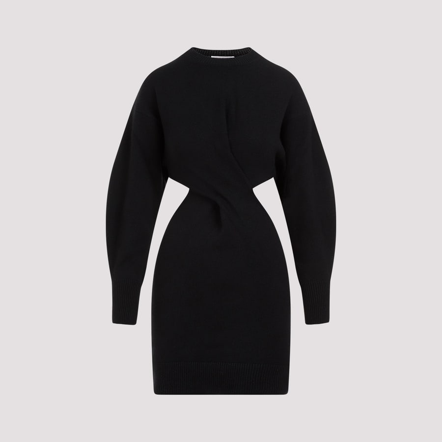 Alexander McQueen Alexander McQueen Wool Mini Dress, view 3