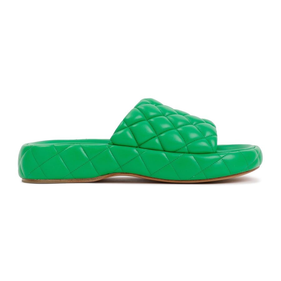 Bottega Veneta Bottega Veneta Padded Leather Sandals, view 2