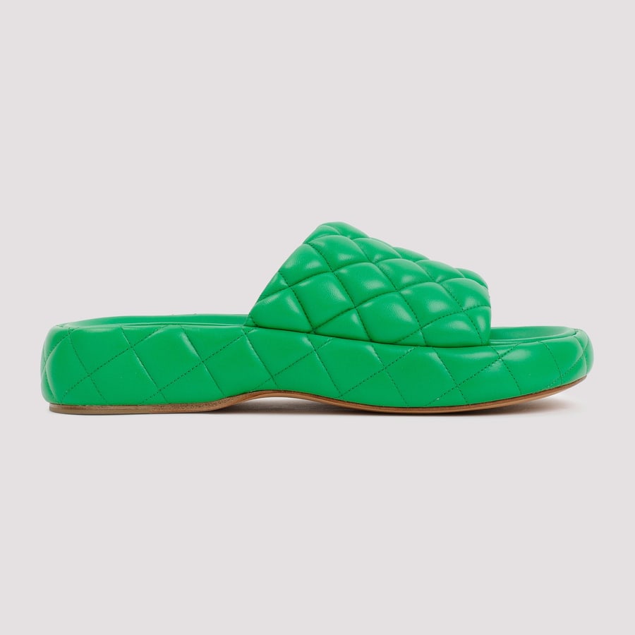 Bottega Veneta Bottega Veneta Padded Leather Sandals, view 3