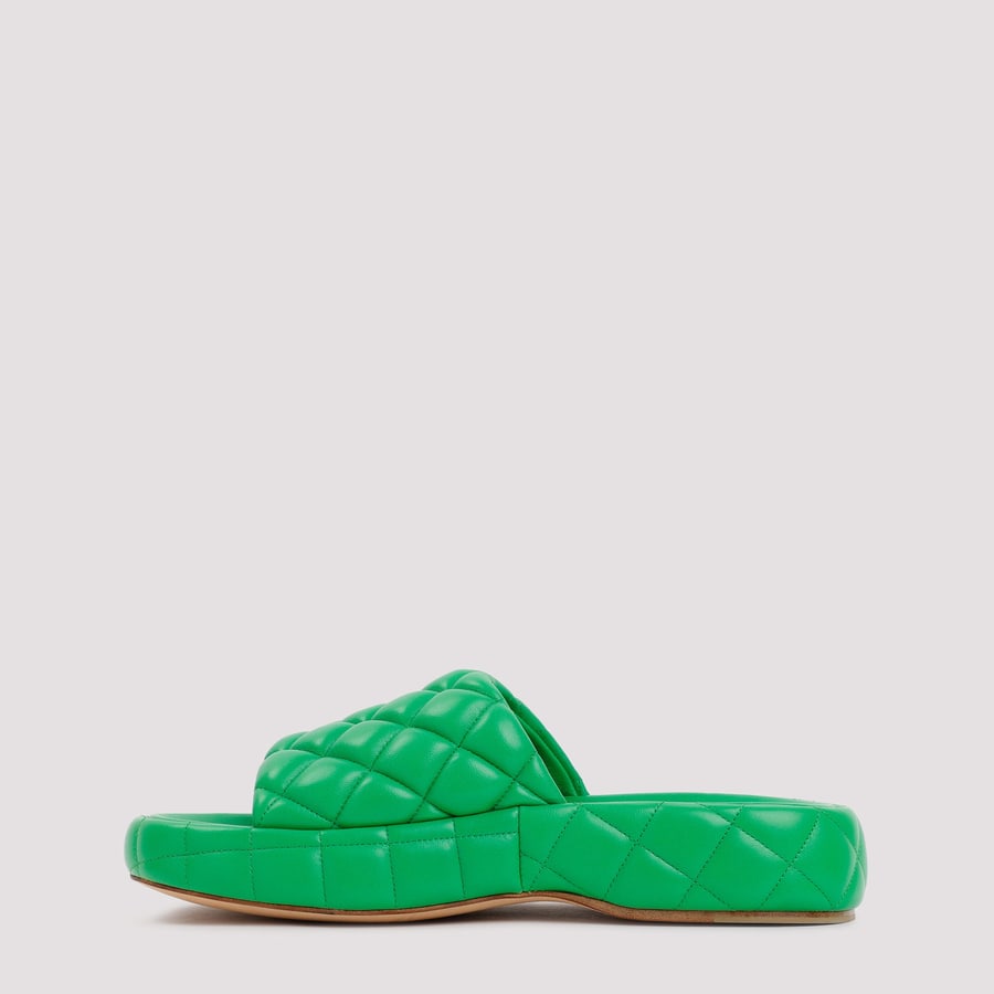 Bottega Veneta Bottega Veneta Padded Leather Sandals, view 4