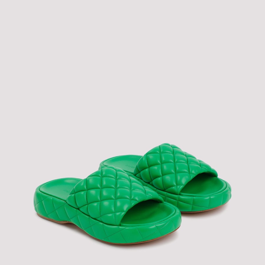 Bottega Veneta Bottega Veneta Padded Leather Sandals, view 5