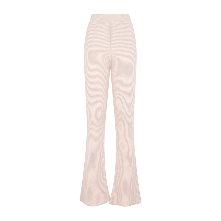 PESERICO Peserico Flare Knit Rib Pant, view 2