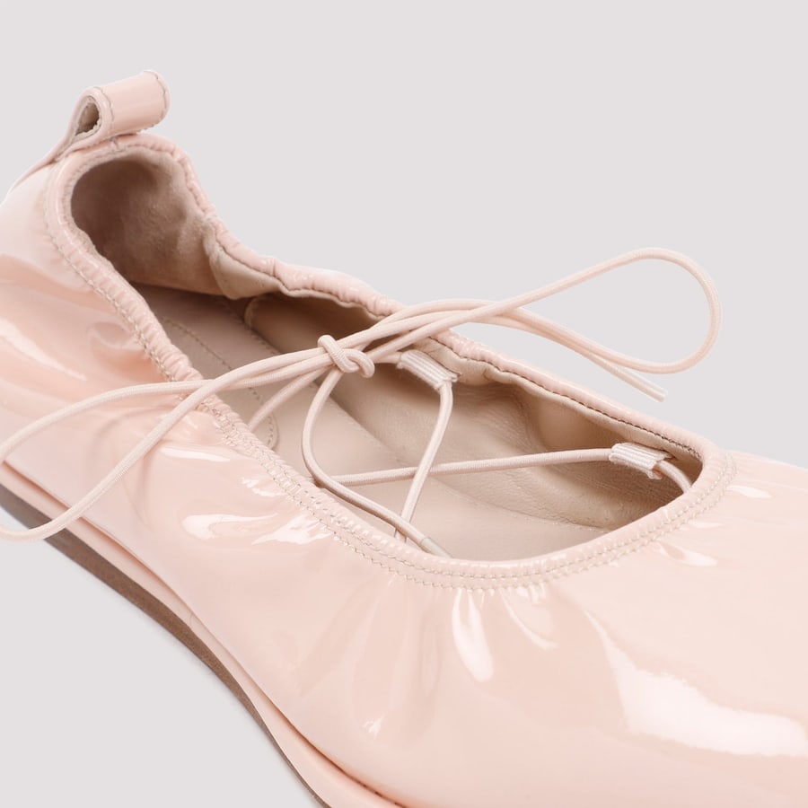 SIMONE ROCHA Simone Rocha Heart Toe Lace-Up Ballerina, view 6