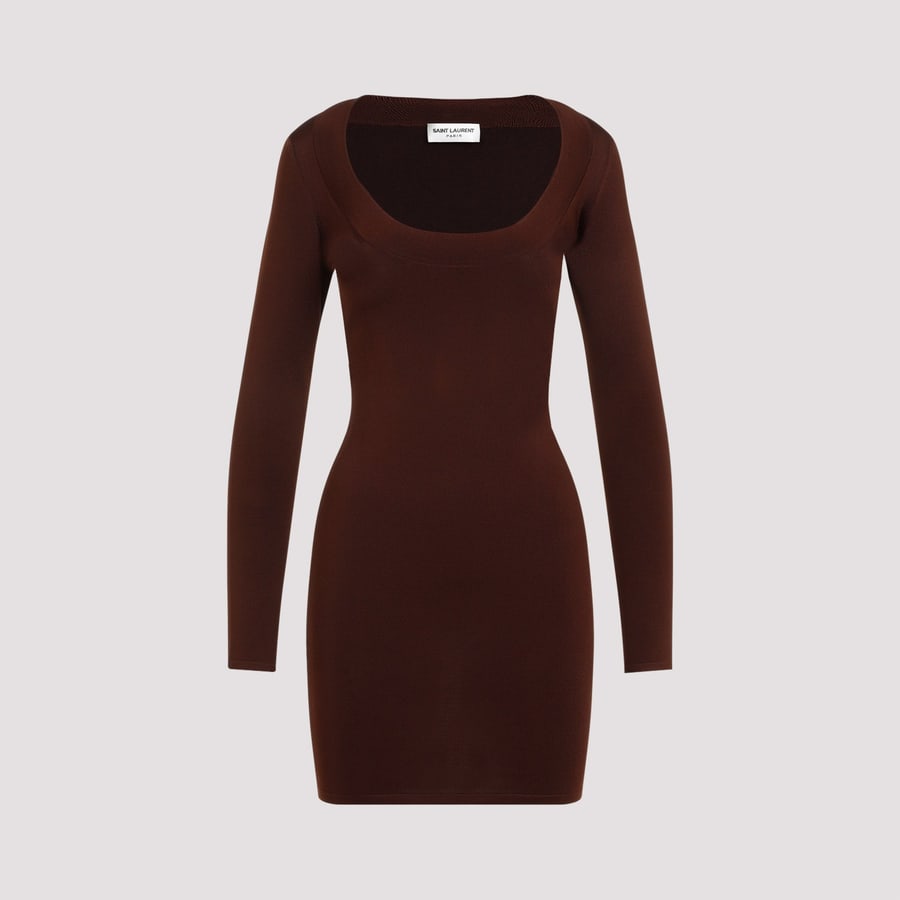 Saint Laurent Saint Laurent Mini Dress, view 3
