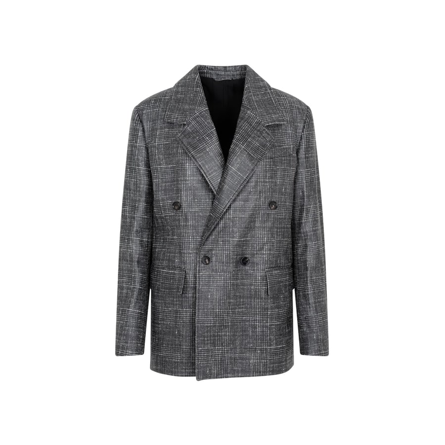 Bottega Veneta Bottega Veneta Printed Leather Jacket, view 2