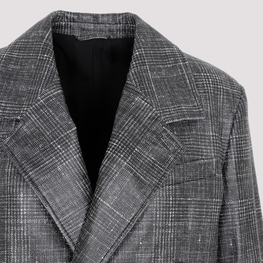 Bottega Veneta Bottega Veneta Printed Leather Jacket, view 6